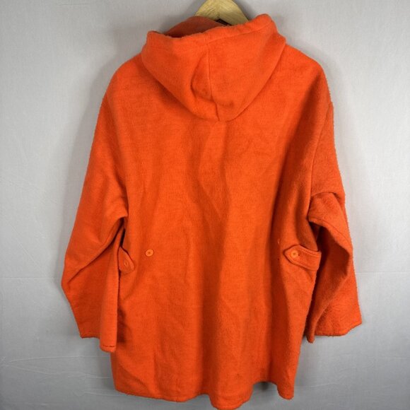 Thermo-King Blaze Orange Pile Fleece Hunting Parka XL Talon Zip Montreal Quebec - Picture 4 of 7